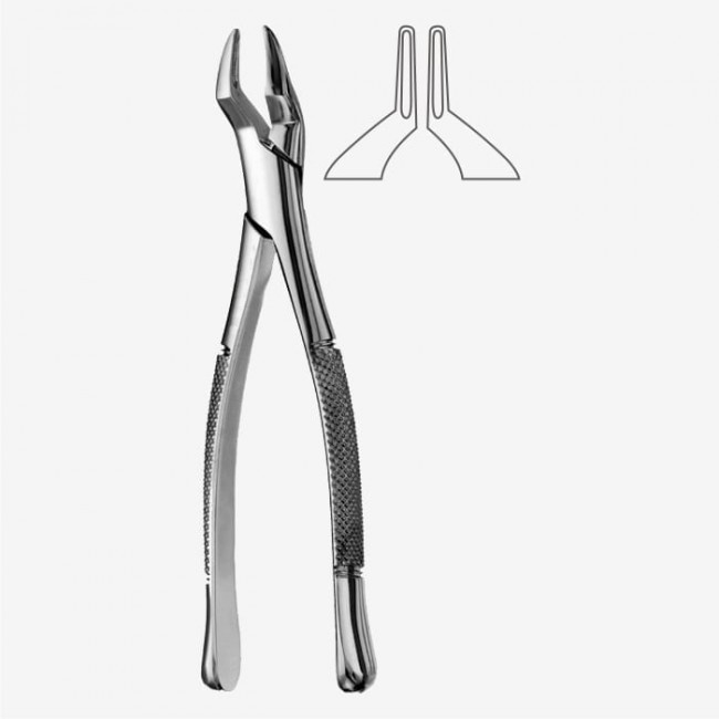 American Pattern Tooth Extraction Forceps Fig. 286 American Pattern Tooth Extraction Forceps Fig. 286