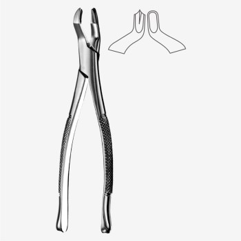 American Pattern Tooth Extraction Forceps Fig. 53R