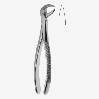 Cowhorn English Pattern Tooth Extraction Forceps Fig. 86