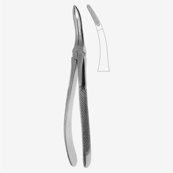 English Pattern Tooth Extraction Forceps Fig. 44N