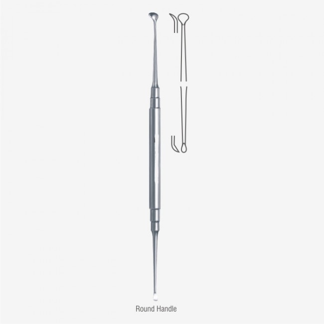 Double Ended Molt Bone Curette