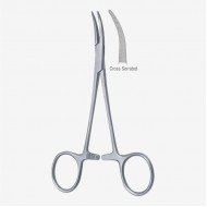 Cross-Serrated Haemostatic Forceps
