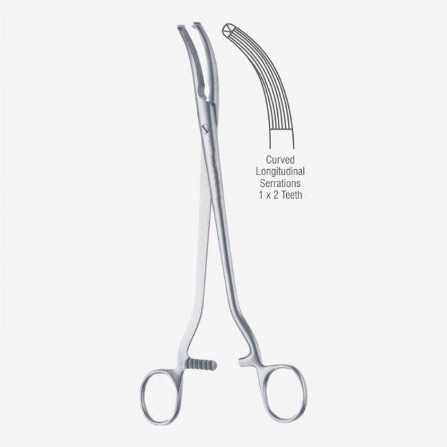 Longitudinally Serrated Mikulicz Peritoneum Forceps Longitudinally Serrated Mikulicz Peritoneum Forceps