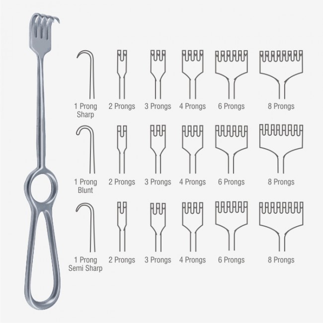 Kocher Rake Retractor Kocher Rake Retractor