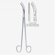 Kieback Probe Tipped Parametrium Scissors