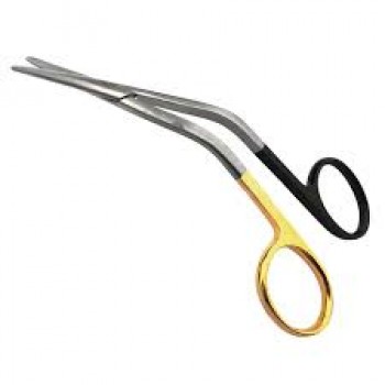 Fomon Scissors 14 cm Angled TC