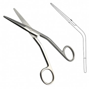 Cottle Dorsal Scissors 16cm TC Angled