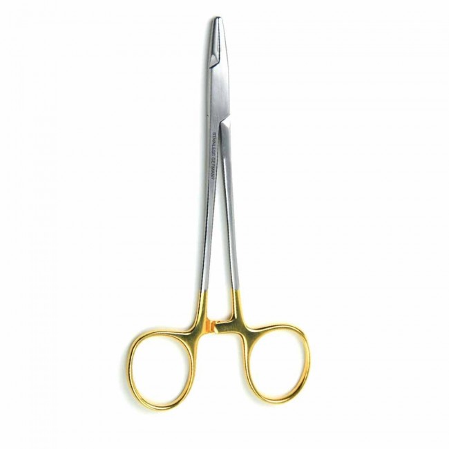 Baumgartner Needle Holder 14 cm Serrated 2500 Jaws TC